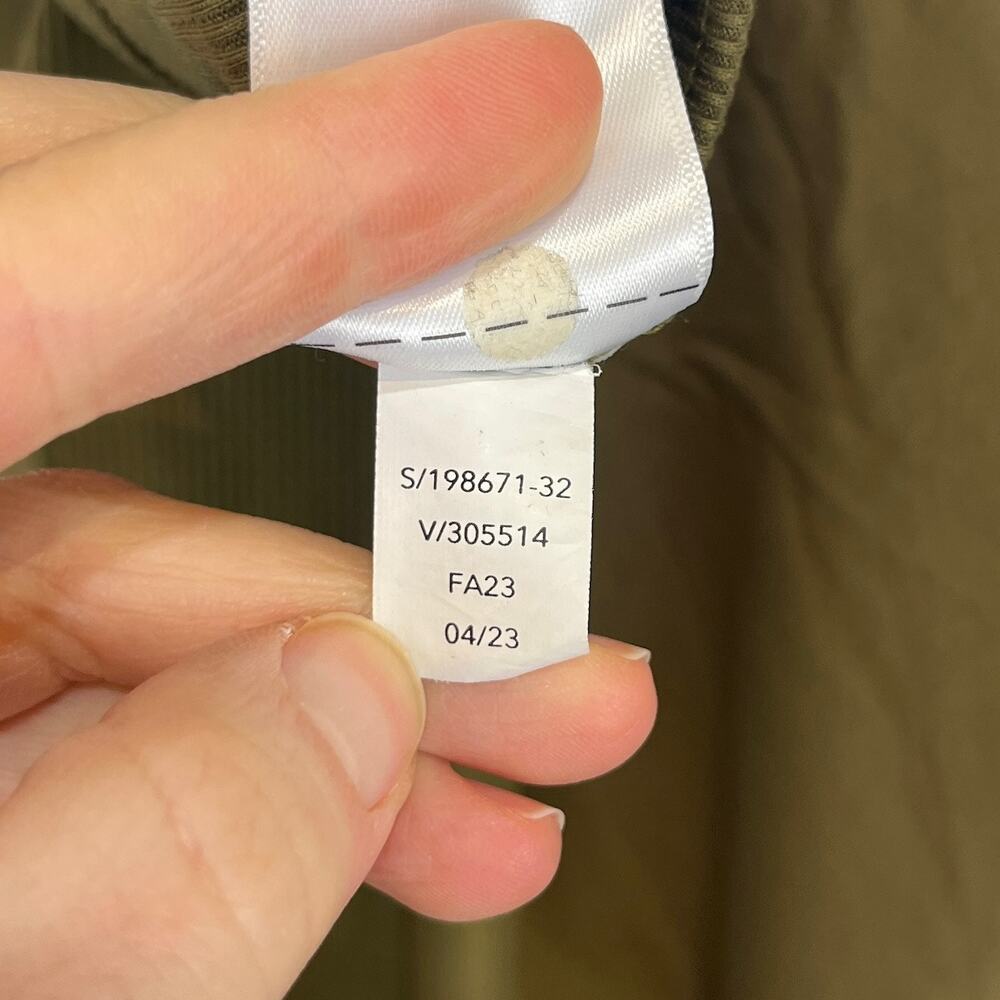 ATHLETA Brooklyn Mid Rise Ankle Pants Stretch 198671 Olive Green Size 10 - Picture 9 of 10